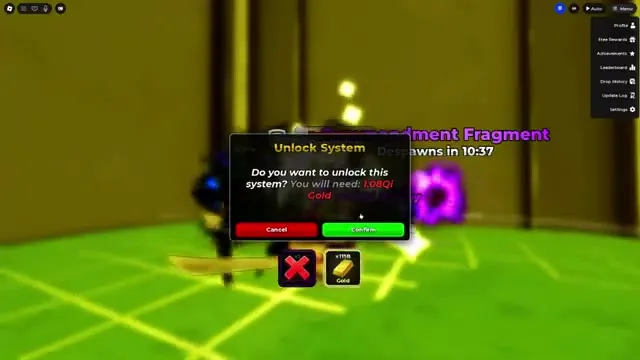 Anime Breaker Class Tree 1.08 Qi Unlock Popup